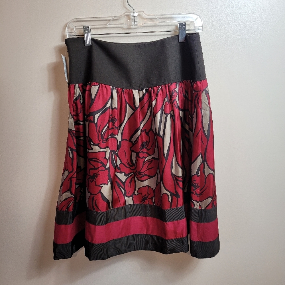 Nygard Сollection Skirt nwt 100% silk size 8 petites